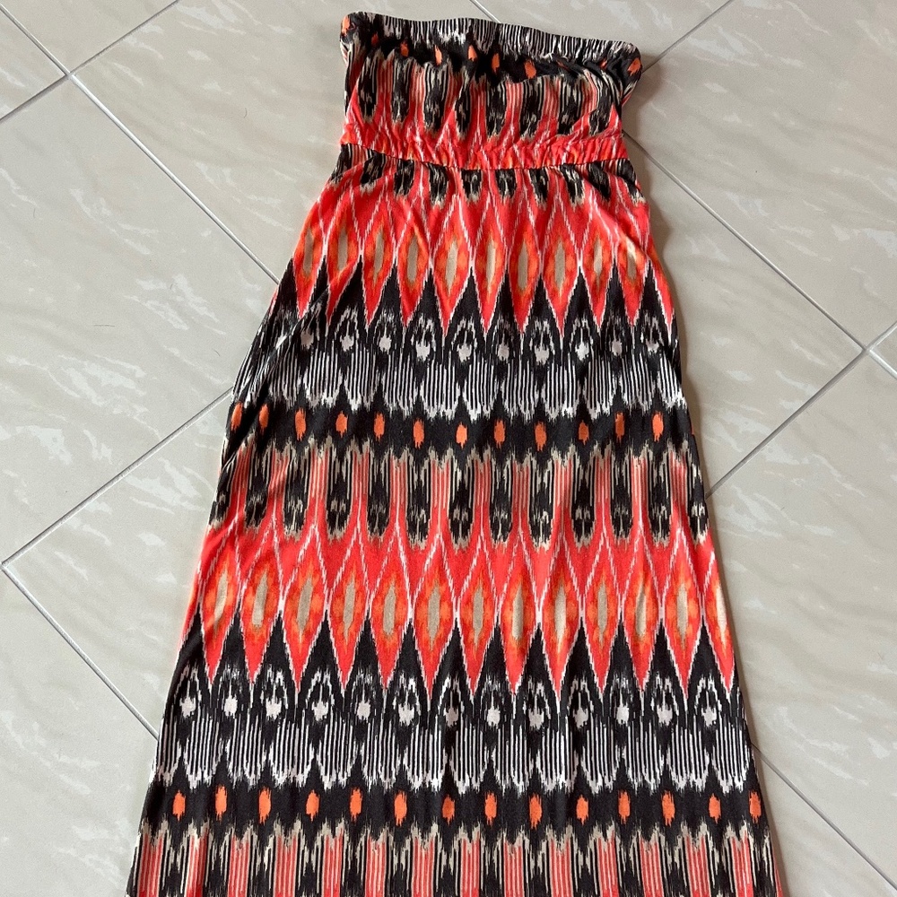 #2126 Joie strapless maxi dress Small